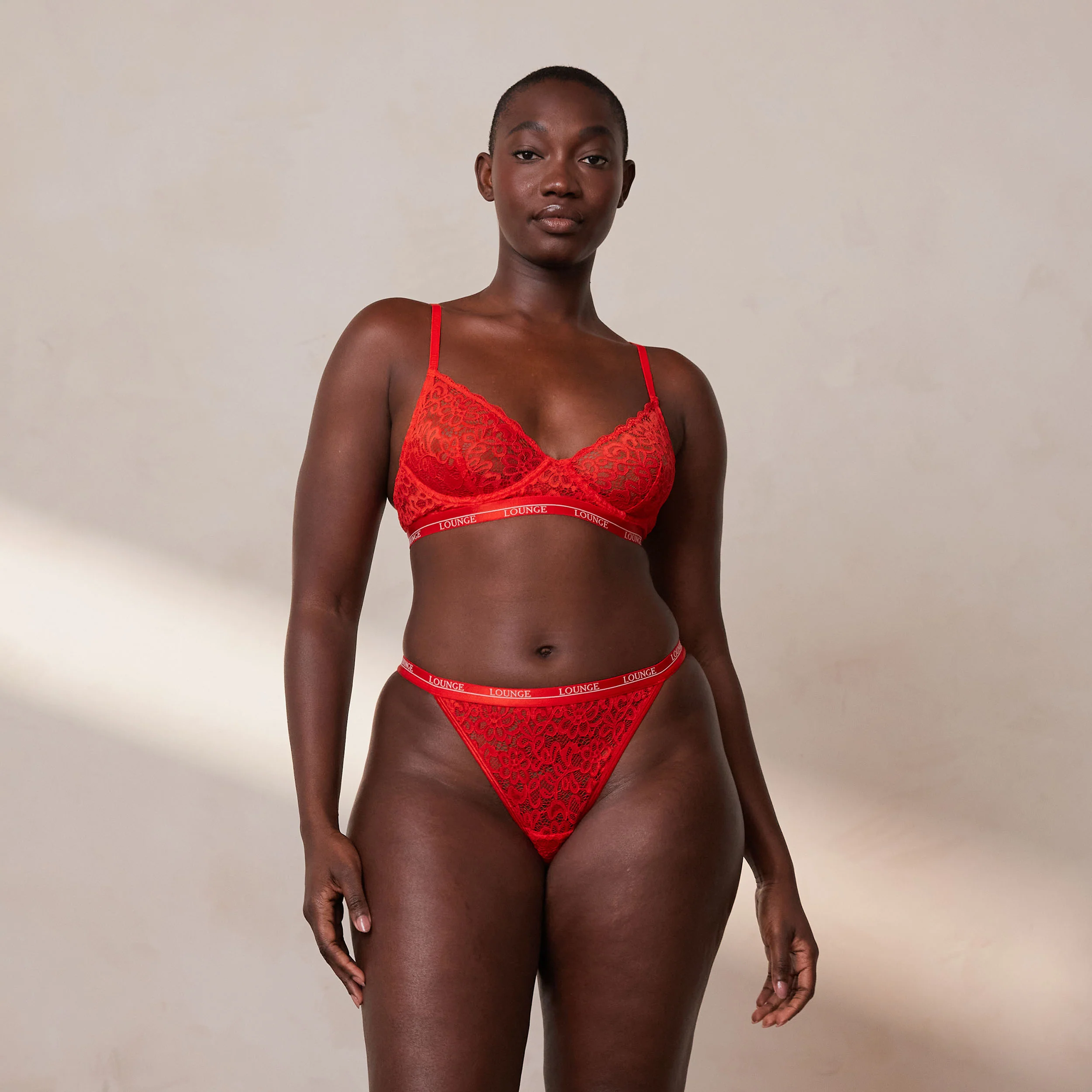 Balcony Bra  - Red - Image 7