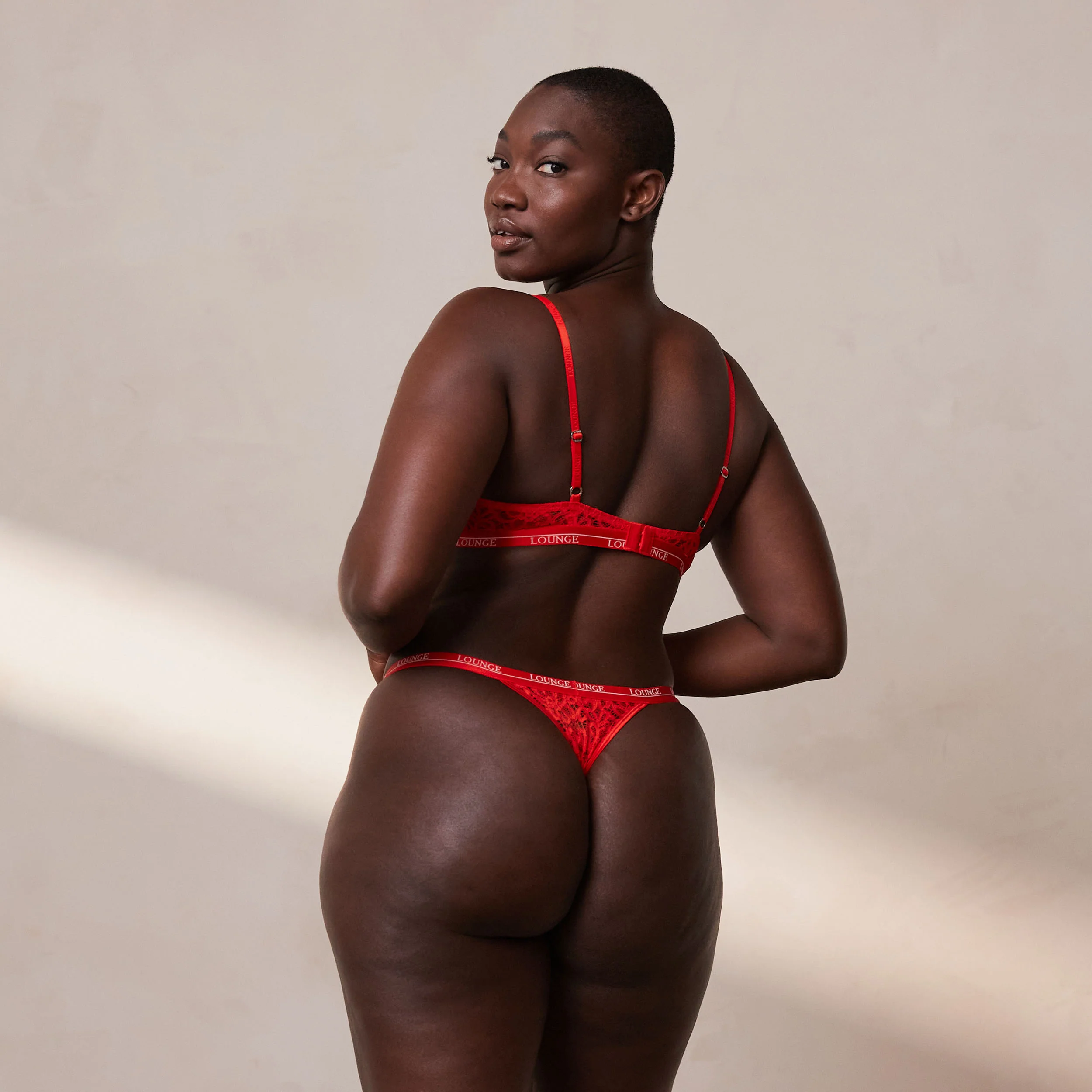 Balcony Bra  - Red - Image 8