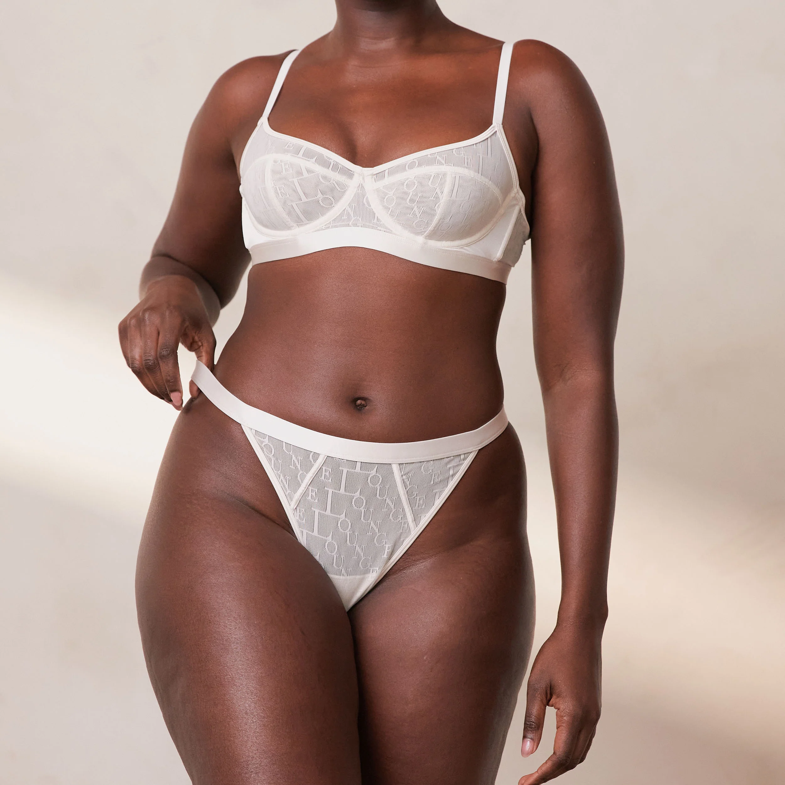 Chic Balcony Bra  - Pearl - Image 7