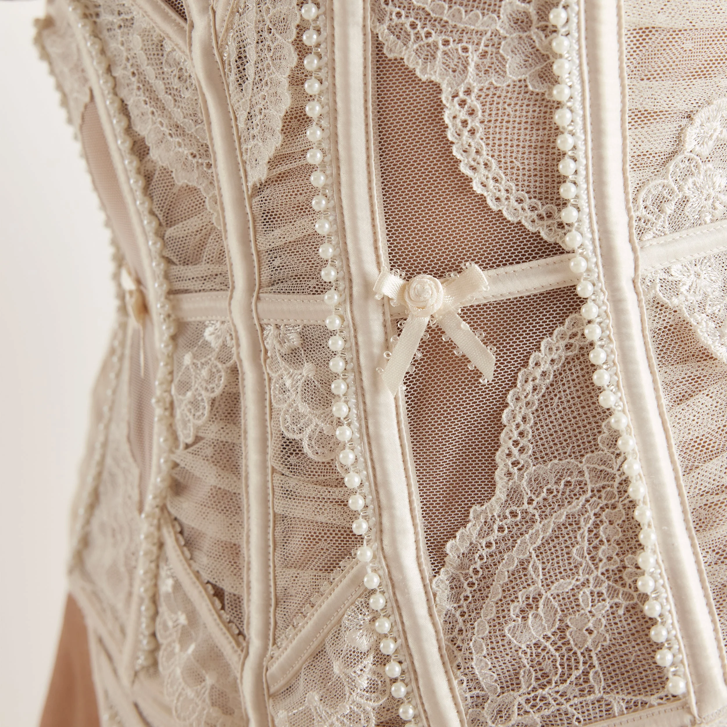 Christina Intimates Corset (Set) - Ivory - Image 6