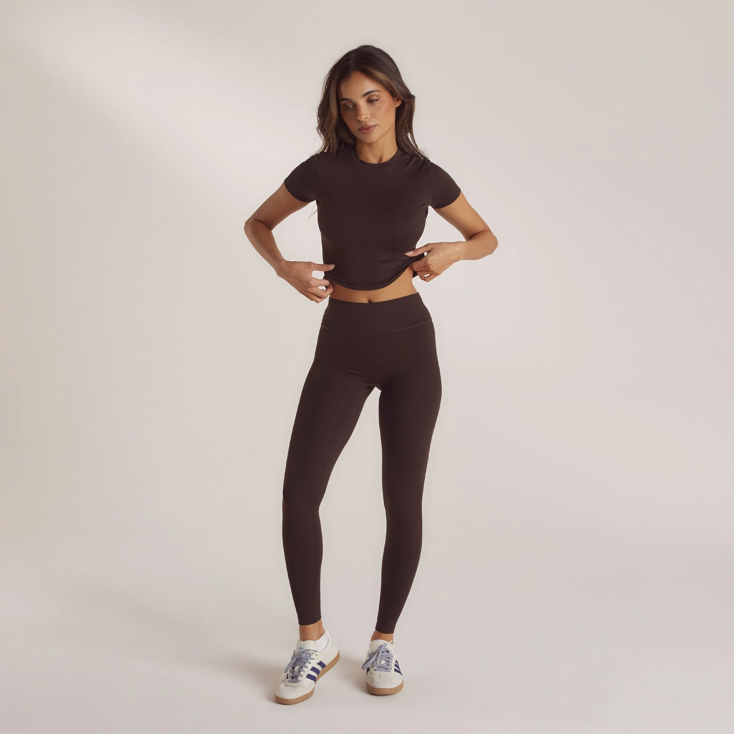 Classic Fitted Top - Coffee Bean - Image 3