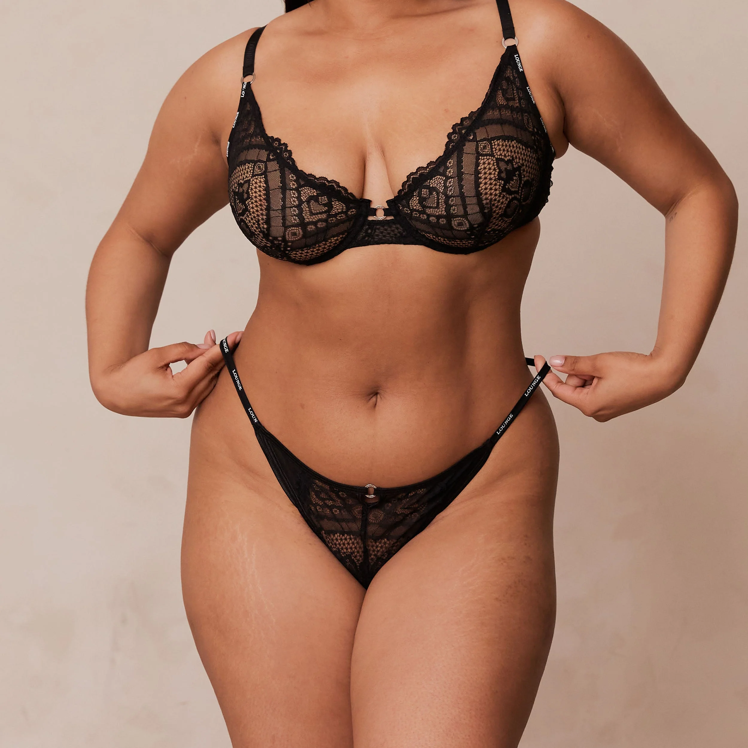 Charmed Balcony Bra  - Black - Image 7