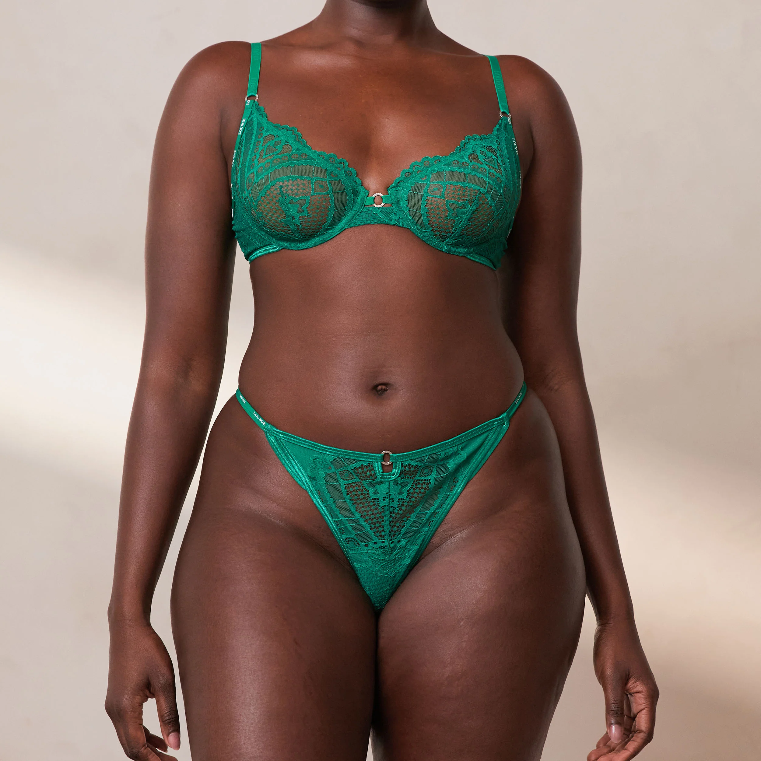 Charmed Balcony Bra  - Emerald - Image 9