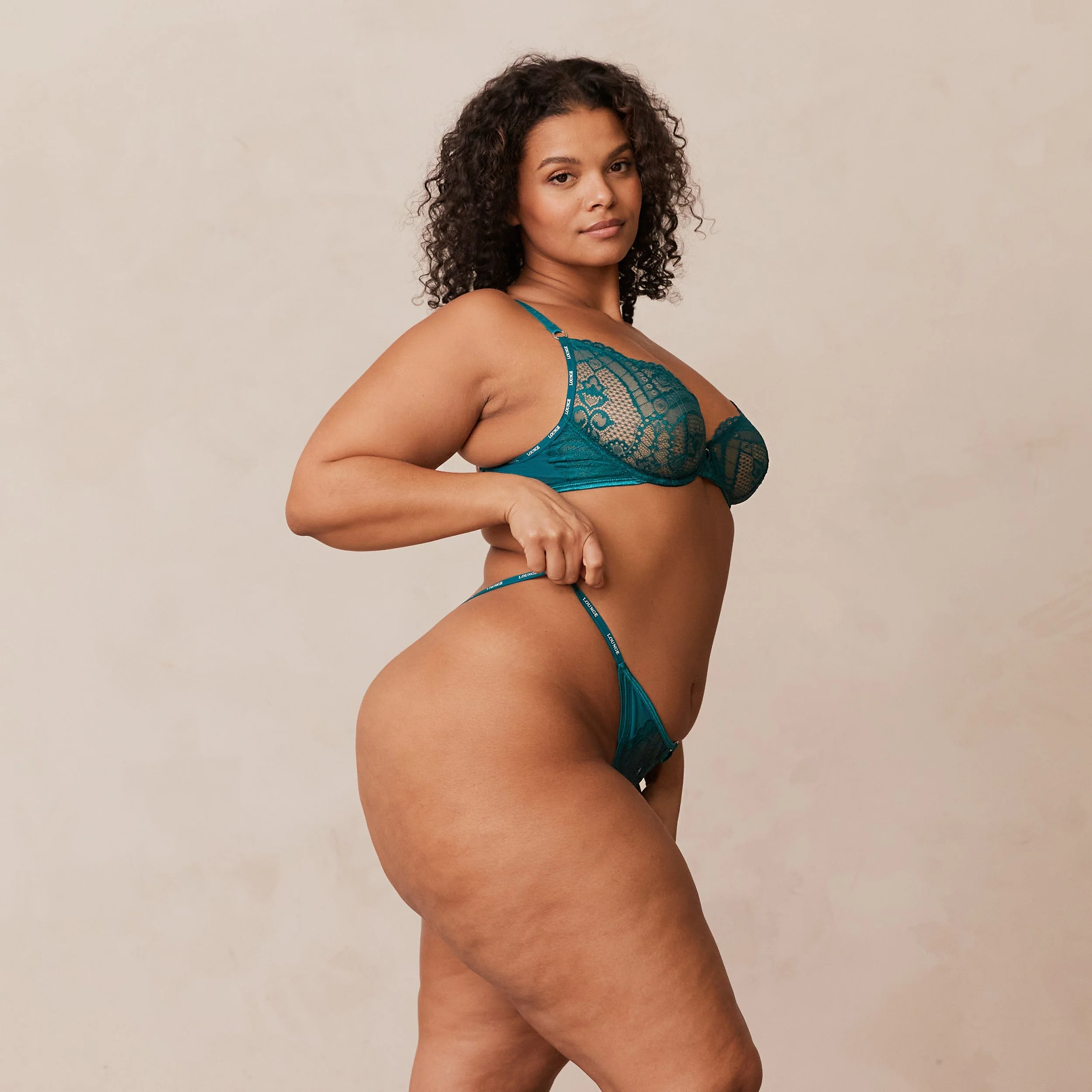 Charmed Balcony Bra  - Turquoise - Image 11