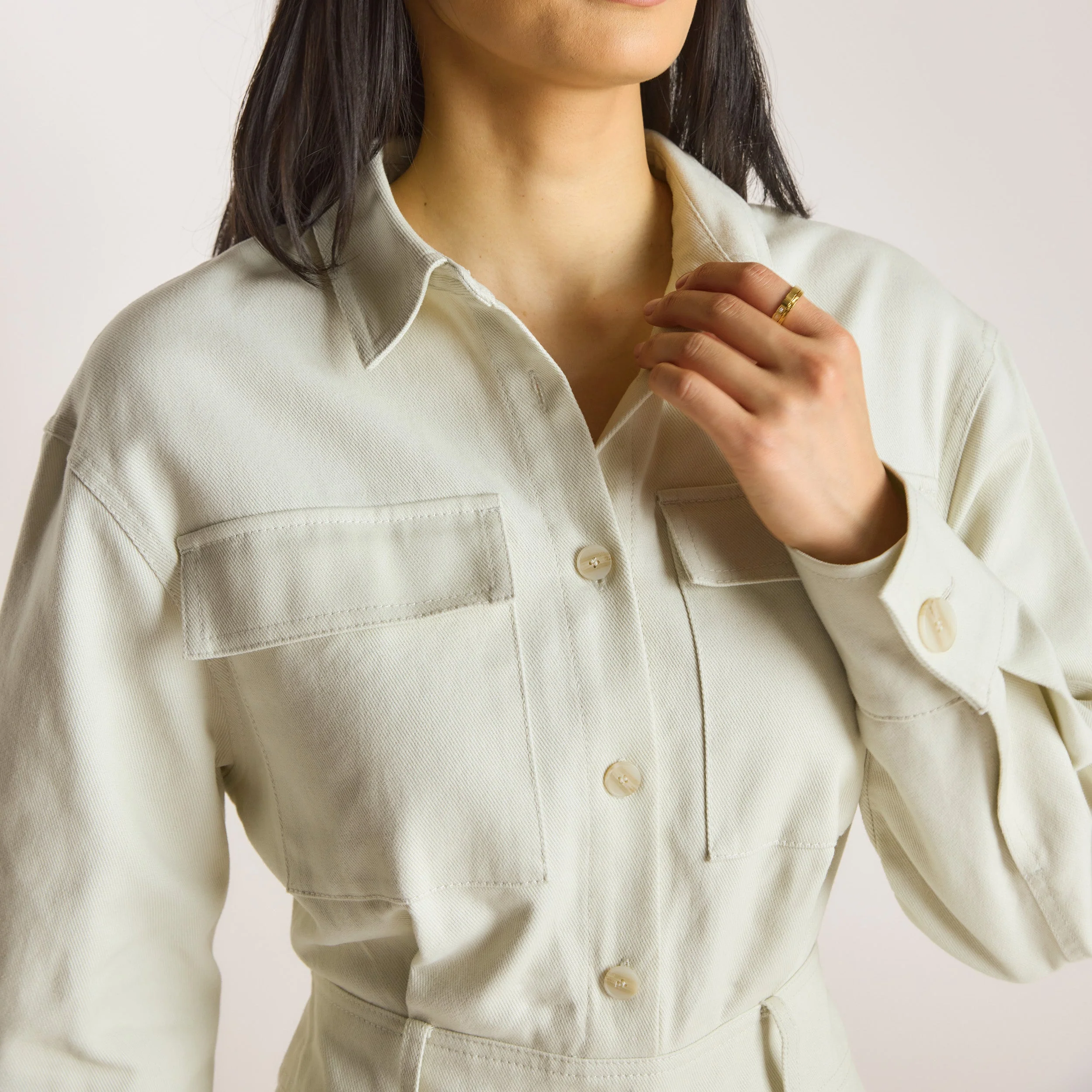 Utility Dress - Stone - Image 3